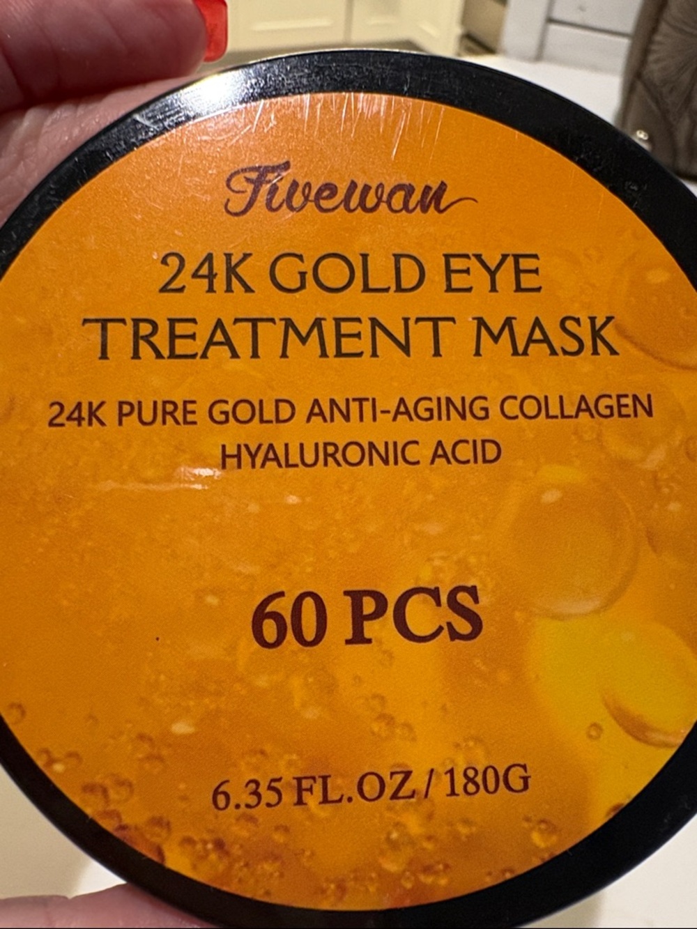 24K Gold Eye Treatment Mask - Gold
